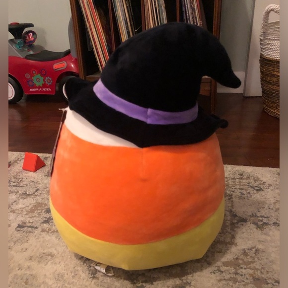 NWT Squishmallows Cannon The Candy Corn 14”H Plush Toy Halloween Witch Hat - Picture 3 of 8
